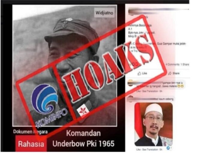 
					HANYA 8 PERSEN PUBLIK YANG MENILAI JOKOWI TERKAIT PKI