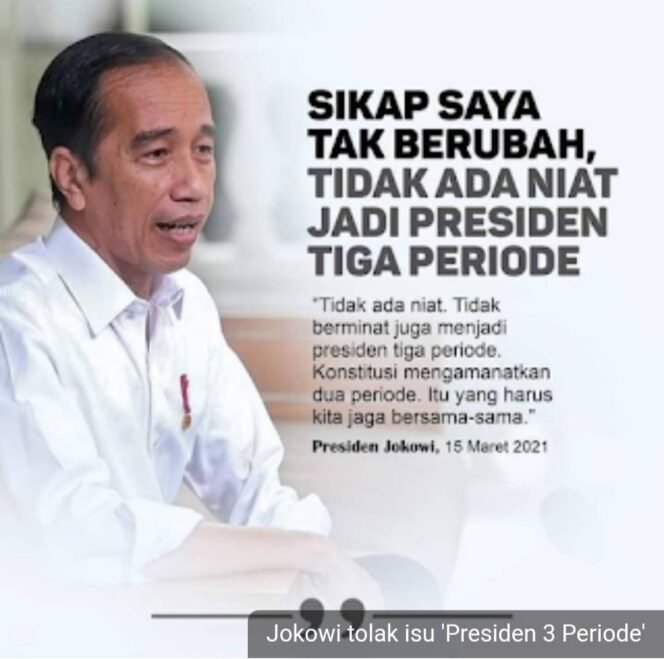 
					HANYA 5 PERSEN RAKYAT MENGINGINKAN MASA JABATAN PRESIDEN HARUS LEBIH DARI DUA PERIODE