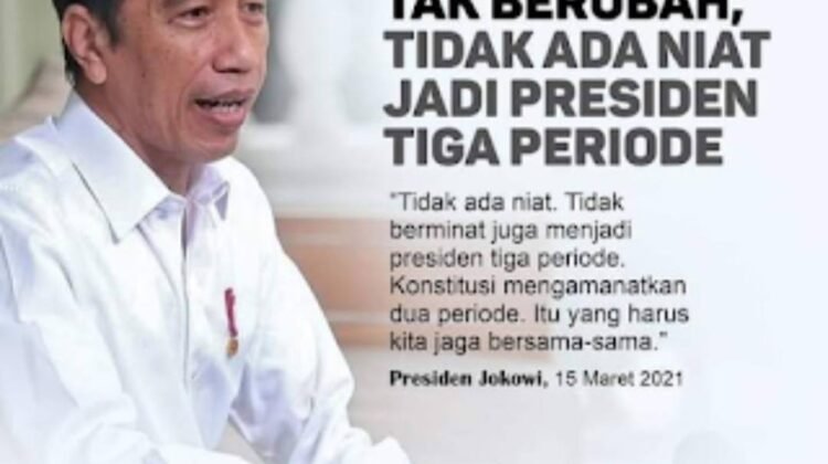 HANYA 5 PERSEN RAKYAT MENGINGINKAN MASA JABATAN PRESIDEN HARUS LEBIH DARI DUA PERIODE