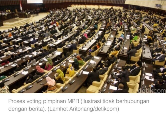 
					SEBANYAK 87 PERSEN RAKYAT MENOLAK PRESIDEN DIPILIH MPR