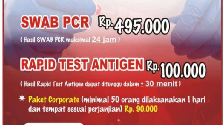 PRIMA Duga Pemerintah Terlibat dalam Bisnis Tes PCR