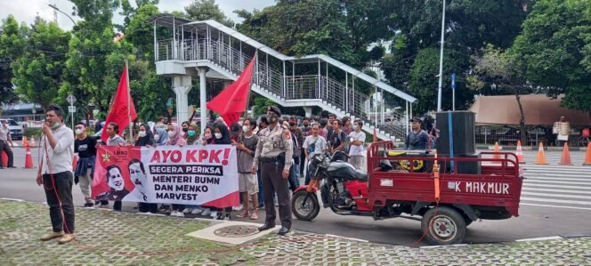 
					LMND Tuntut KPK Panggil dan Periksa Erick Tohir dan Luhut Binsar Panjaitan