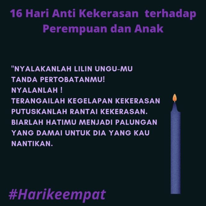 
					Hari ke-4 Kampanye #16HAKTP Hak Kesehatan Reproduksi dan Kesehatan Seksual (2)