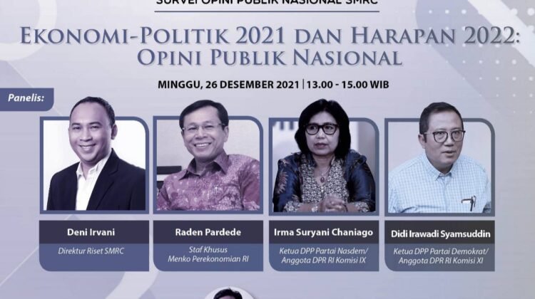 Survey SMRC : Kondisi Politik Belum Pulih Setelah COVID-19