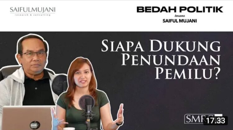 SMRC: RAKYAT YANG MERASA EKONOMI MEMBAIK MENOLAK PENUNDAAN PEMILU