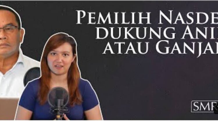 SURVEI SMRC: MASSA PEMILIH NASDEM MEMILIH GANJAR DAN ANIES