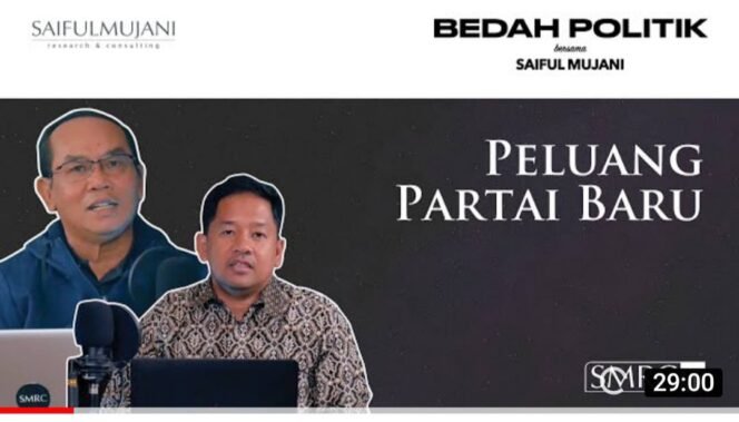 
					SAIFUL MUJANI: PARTAI BARU SULIT LOLOS KARENA TIDAK MEMENUHI SYARAT KEBARUAN