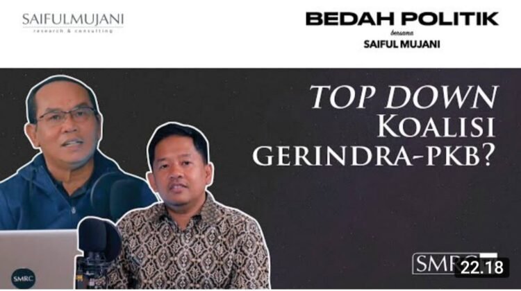 SAIFUL MUJANI: KOALISI PKB-GERINDRA BUKAN ASPIRASI PEMILIH PKB