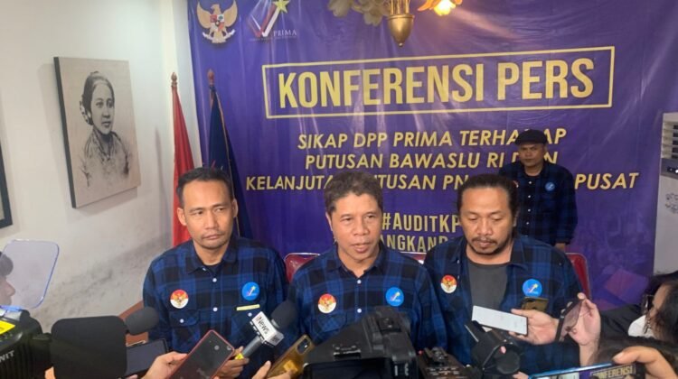 Gugatan Diterima Bawaslu, PRIMA Tegaskan Siap Ikuti Verfak