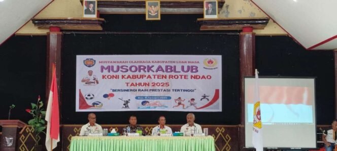 
					KONI Kabupaten Rote Ndao laksanakan MUSORKABLUB