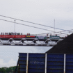 Aksi Bentang Spanduk dilakukan oleh 2 Region ED WALHI Kalteng dan Kalsel (1/6) di Jembatan Barito. Aksi ini menyerukan untuk Hentikan Deforestasi dan Save Meratus serta #Endcoal dari aktivitas industri Pertambangan Batubara di 2 Region.