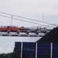 Aksi Bentang Spanduk dilakukan oleh 2 Region ED WALHI Kalteng dan Kalsel (1/6) di Jembatan Barito. Aksi ini menyerukan untuk Hentikan Deforestasi dan Save Meratus serta #Endcoal dari aktivitas industri Pertambangan Batubara di 2 Region.