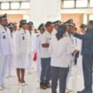 Ceremonial Pengukuhan Perpanjangan Masa Jabatan 64 Kepala Desa dan Pelantikan Penjabat Kepala Desa Oetefu oleh Bupati Rote Ndao Paulus Henuk, SH - (Bidkom_DKISP Rote Ndao)