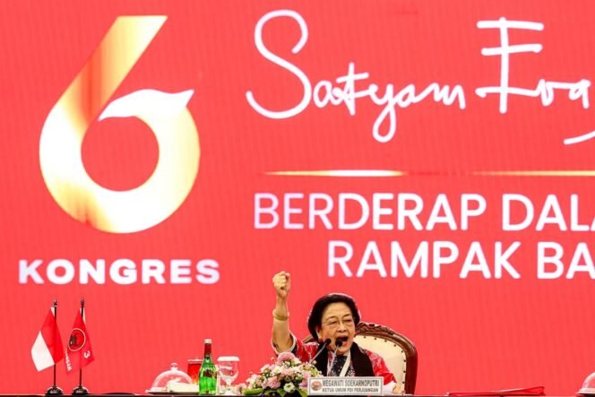 
					PDIP Umumkan Struktur DPP 2025–2030, Megawati Kembali Pimpin dan Rangkup Jabatan Sekjen
