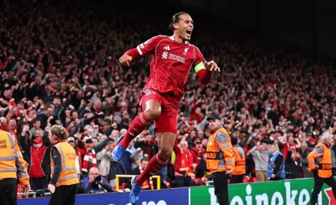 
					Liverpool Taklukkan Atletico Madrid 3-2, Van Dijk Jadi Penentu di Anfield