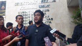 Keterangan Tim Advokasi Lokataru Foundation Fian Alaydrus terkait penangkapan Direktur Lokataru Delpedro Marhaen oleh Polda Metro Jaya terkait dugaan penggasutan aksi anarkis, Selasa (2/9/2025).