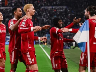 Liverpool mencuri poin penuh di kandang Marseille, Stadion Velodrome, Kamis WIB, (X/Liverpool FC) 